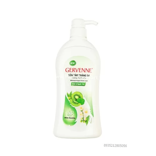 Sữa tắm Gervenne kiwi & bạch trà xanh 450g