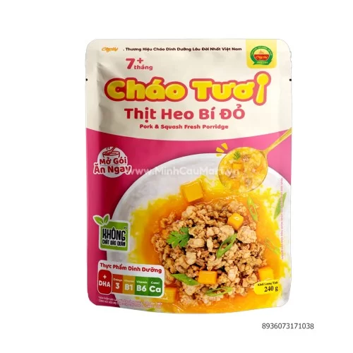 Cháo tươi thịt heo cây thịt 260g