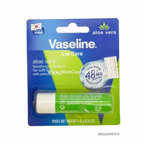 Vaseline Son Dưỡng Môi Aloe Vera Lips Care 4.8g
