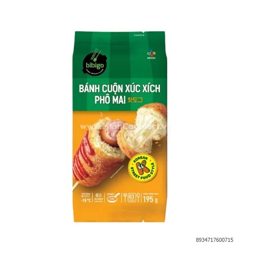 Bánh Cuộn Xúc Xích Phô Mai 195G