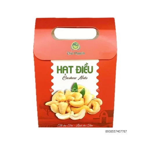 Hạt điều vàng Thảo Nguyên hộp giấy 300g                                                                                                                                                                                                                   