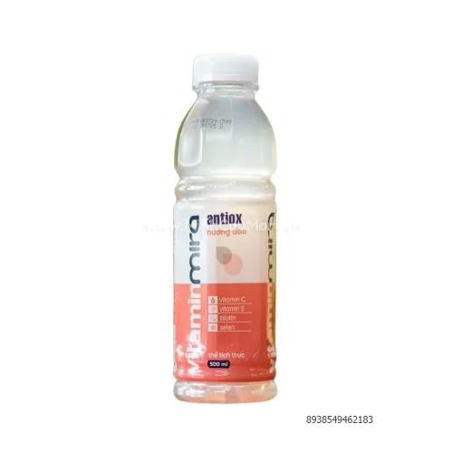 Nước Vitamin Mira Antiox Hương Đào 500ml