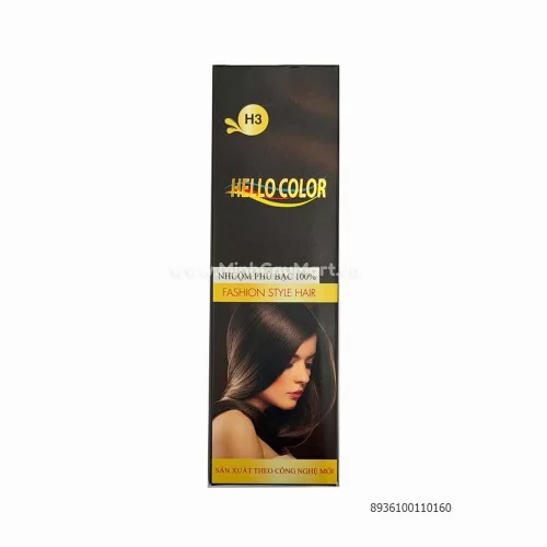 Kem Nhuộm Phủ Tóc Bạc 100% Hello Color 