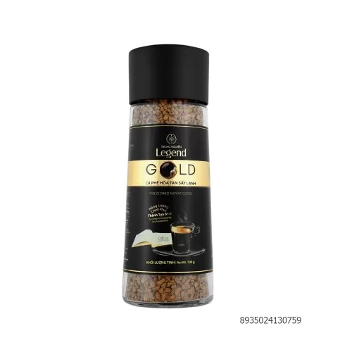 Cà phê hoà tan sấy lạnh TNL Gold 100g                                                                                                                                                                                                                     