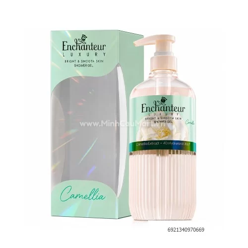 Gel Tắm Enchanteur Luxury Dưỡng Mịn Sáng Da Hương Camellia 450ml