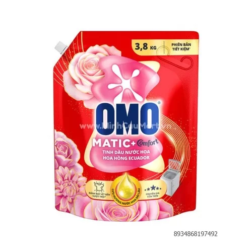 Omo nước giặt cửa trên hoa hồng Ecuador 3.8 kg                                                                                                                                                                                                            
