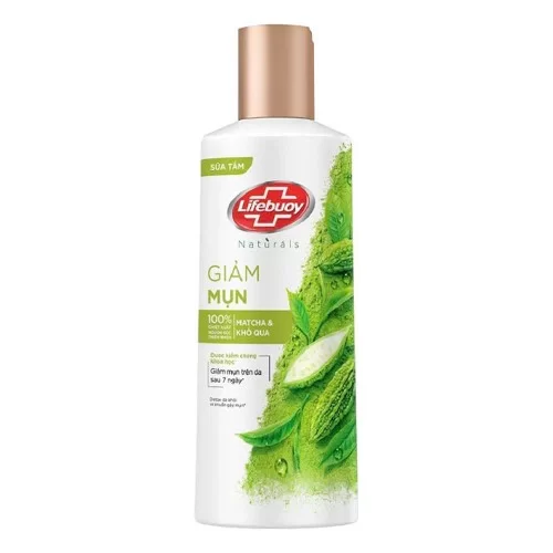 LIFEBUOY Sữa tắm giảm mụn trà xanh khổ qua 270g                                                                                                                                                                                                           