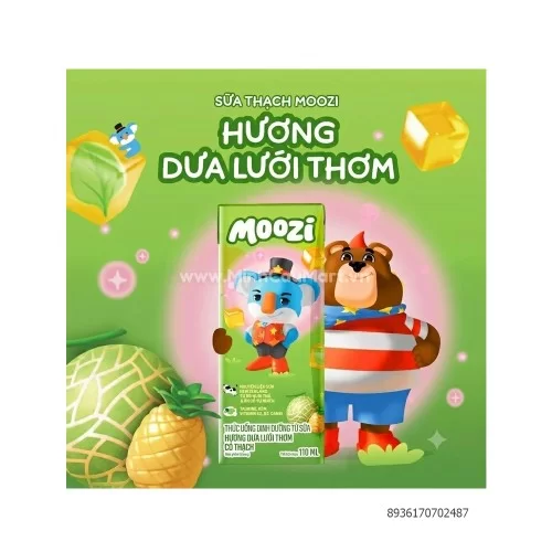 Sữa Moozi hương Dưa Lưới Thơm 110ml