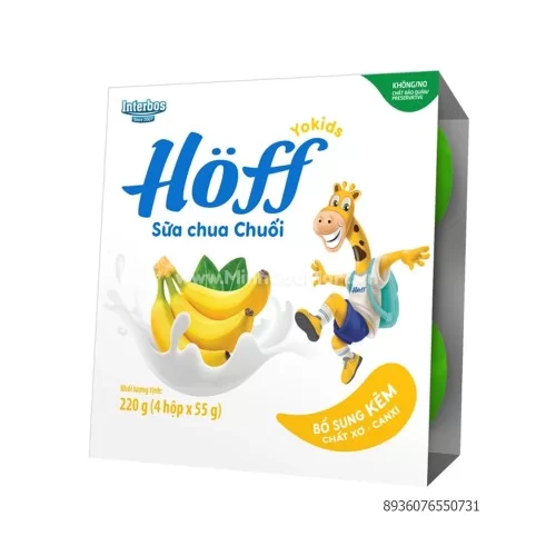Sữa chua Chuối Hoff 55g                                                                                                                                                                                                                                   