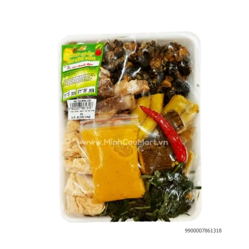 Ốc om chuối đậu