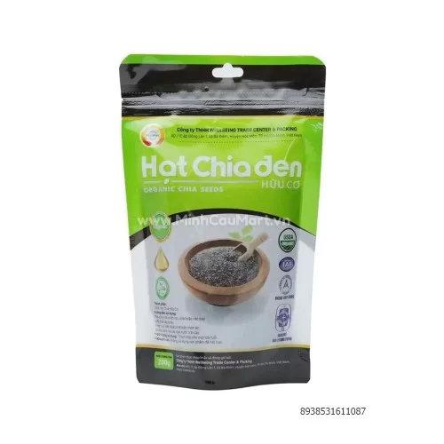 Hạt chia đen hữu cơ 200g