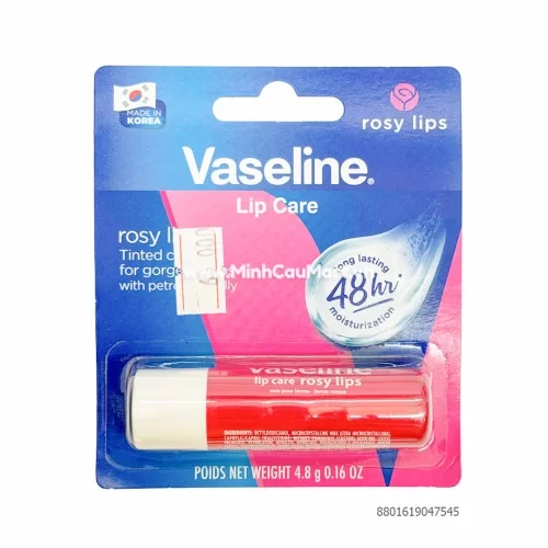 Vaseline Son Dưỡng Môi Rosy Lips Care 4.8g