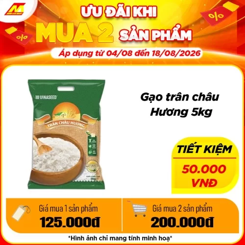 Gạo Trân Châu Hương 5kg
