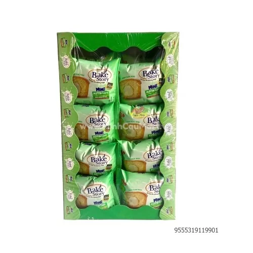 Bánh Muffin mini vị lá dứa dừa hiệu Win2 256G                                                                                                                                                                                                             