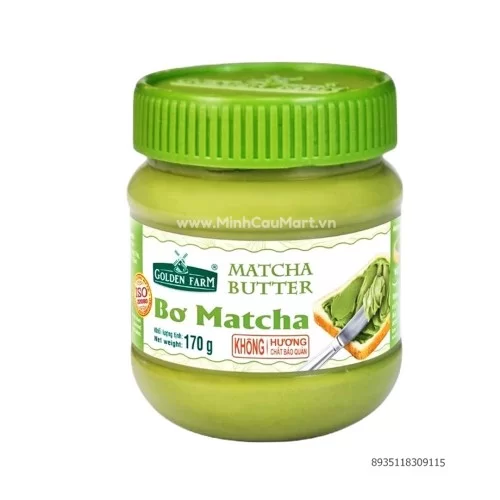 Bơ Matcha Golden Farm Hũ 170g
