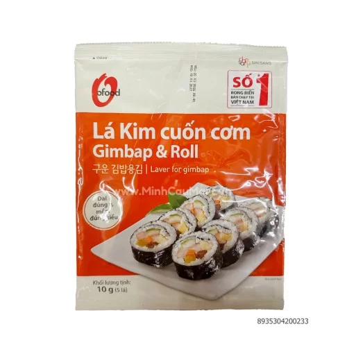 Lá Kim Cuộn Kimbap 5 Lá Ofood 10g