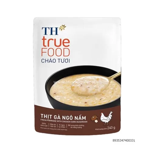 Cháo tươi gà ngô nấm TH 240g