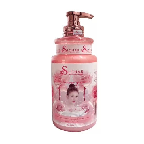 Sữa tắm trắng da Collegen Slohar 950ml Hồng        