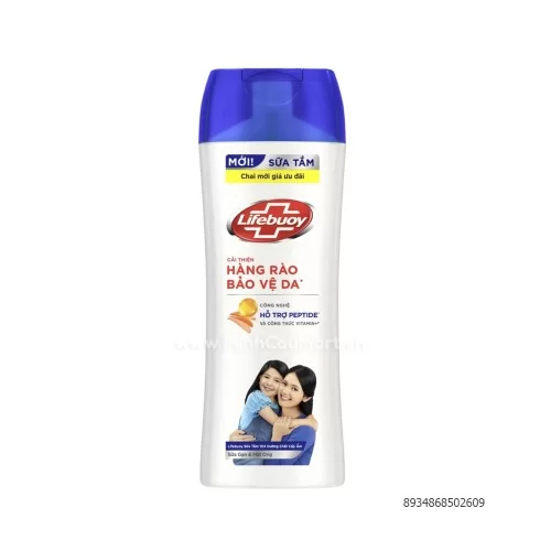Sữa tắm Lifebuoy chăm sóc da dưỡng ẩm sữa gạo và mật ong 350g                                                                                                                                                                                             