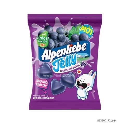 Kẹo dẻo Chuppa chups tim nho 90Gr                                                                                                                                                                                                                         