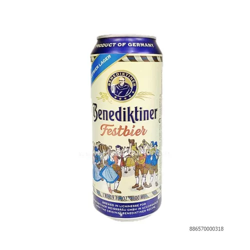 Bia Benediktiner Weissebier 5.4% Đức lon 500ml                                                                                                                                                                                                            