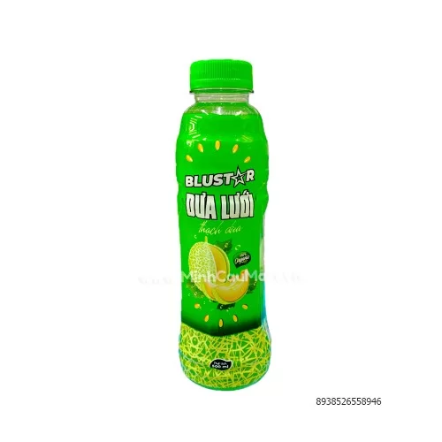Nước trái cây Dưa lưới thạch dừa BLUSTAR 500ml