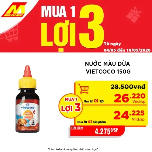Nước màu dừa Vietcoco 150g