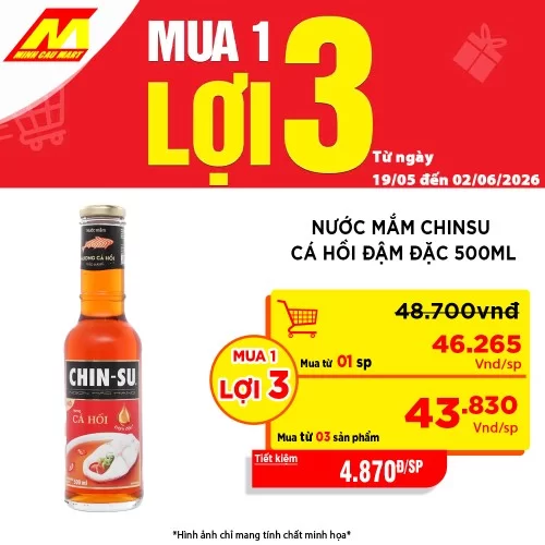 Nước Mắm Chinsu Hương Cá Hồi 500ml