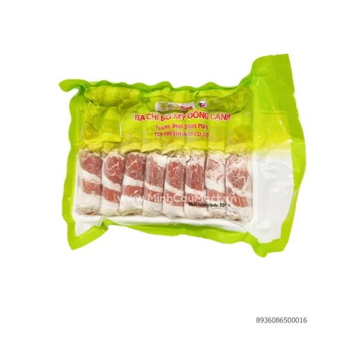 Ba Chỉ Bò Nhập Khẩu Mỹ 500Gr