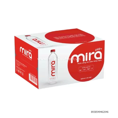 Nước ion Mira 360ml*24/thùng                                                                                                                                                                                                                              