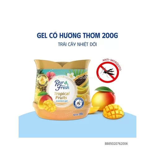 Sáp thơm phòng Pur Fresh hương trái cây nhiệt đới 200g    