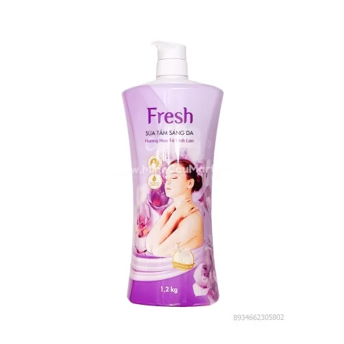 Sữa Tắm Sáng Da FRESH Hương Hoa Tử Linh Lan Chai 1.2kg