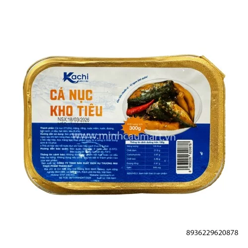 Cá Nục kho Kachi tiêu hộp 300g