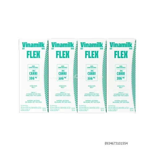 SDD Giầu Canxi không Lactoza Vinamilk Flex 180ml                                                                                                                                                                                                          