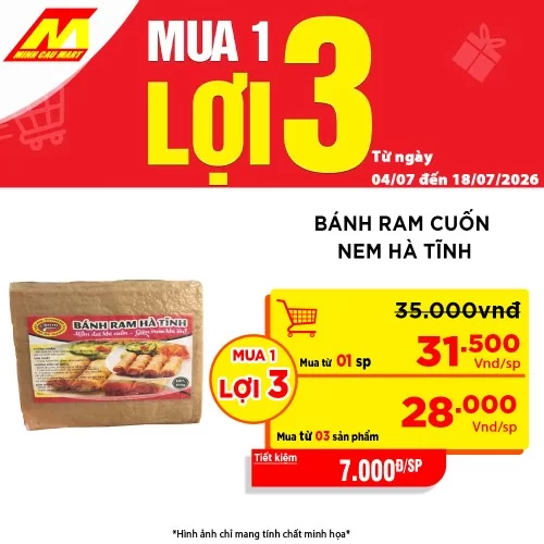 Bánh Ram cuốn nem Hà tĩnh                                                                                                                                                                                                                                 