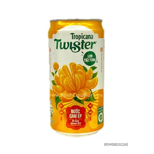 Nước cam ép Twister lon 235ml                                                                                                                                                                                                                             