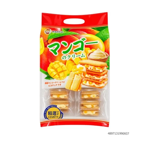 Bánh quy kẹp trái cây vị Xoài 258g                                                                                                                                                                                                                        