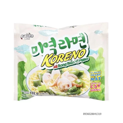 Mì ngao rong biển Koreno 102g                                                                                                                                                                                                                             