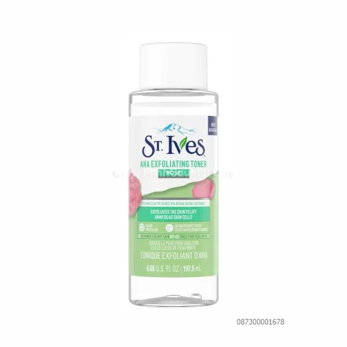Nước Hoa Hồng Tấy Tế Bào Chết Và Cấp Ẩm St.Ives Toner 197.5ml