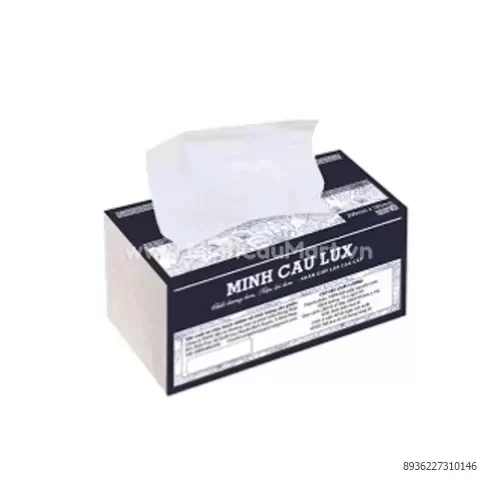 Lốc 5 gói khăn rút lụa Minh cầu đen 200 x185 x 280 tờ                          