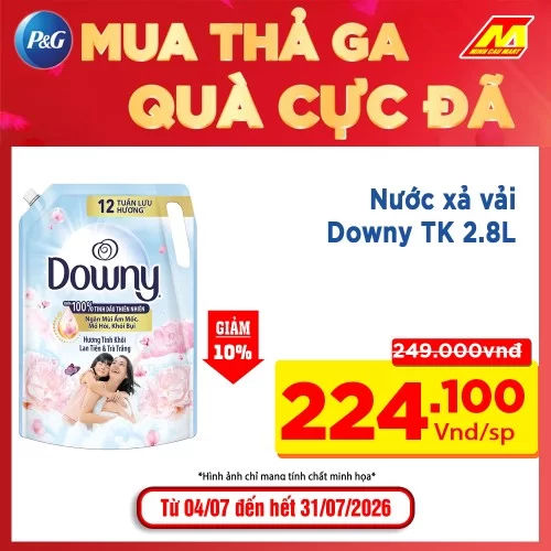 Nước xả vải Downy TK 2.8L                                                                                                                                                                                                                                 