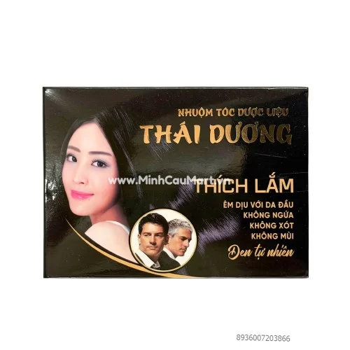 Nhuộm Tóc Dược Liệu Thái Dương Hộp 05 Gói 40g