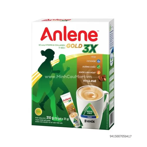 Sữa bột Anlene vị cà phê 280g                                                                                                                                                                                                                            