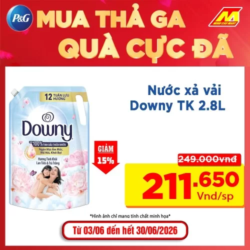 Nước xả vải Downy TK 2.8L                                                                                                                                                                                                                                 