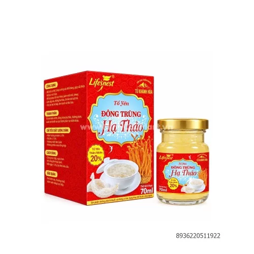 Yến sào LifesNest Đông trùng hạ thảo 20%