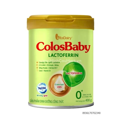 Sữa Colosbaby Lactoferrin 0+ 400g                                                                                                                                                                                                                         