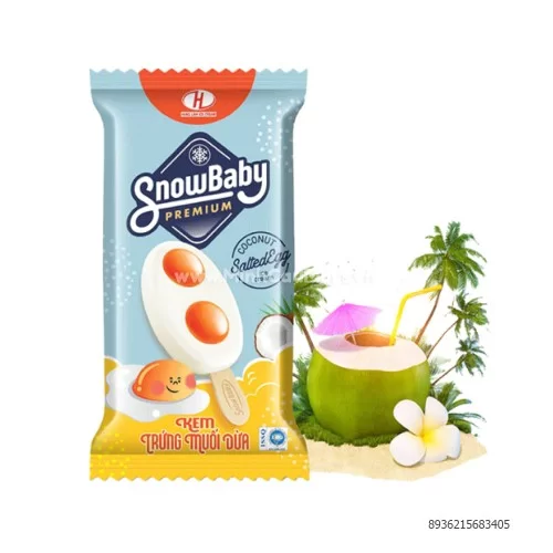 Kem trứng muối dừa Snowbaby premium 62g                                                                                                                                                                                                                   