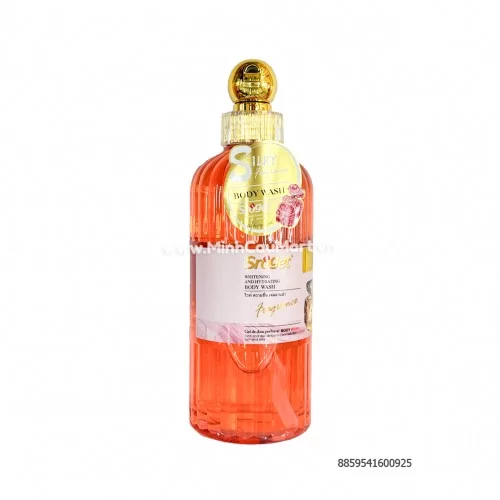 Sữa tắm  nước hoa Sorget tròn hồng 800ml