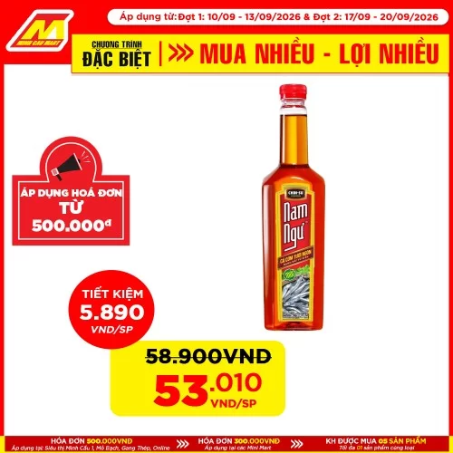 Nước Mắm Nam Ngư 900ml