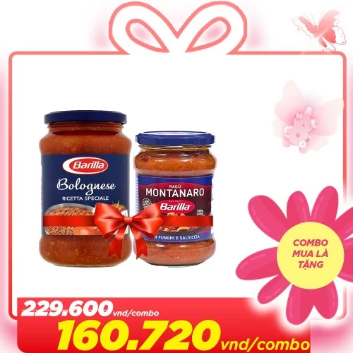 Mua 1sốt Blolognese 400gr tặng 1 sốt cà chua 300gr